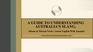 Straya Talk: Your Ultimate Guide to Aussie Slang, Idioms, and Phrasal Verbs!