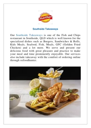 Flat 15% off Southside Takeaways Gympie - Order Now