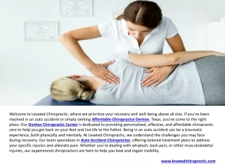 Auto Accident Car Wreck Chiropractor Denton Tx