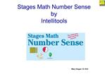 Stages Math Number Sense by Intellitools