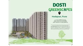 Dosti Greenscapes Hadapsar Pune Brochure