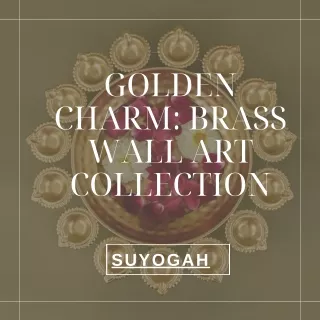 Golden Charm Brass Wall Art Collection