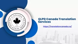 Get Professional Help in Canada for Translation Services