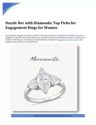 engagement rings for women