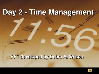 Day 2 - Time Management