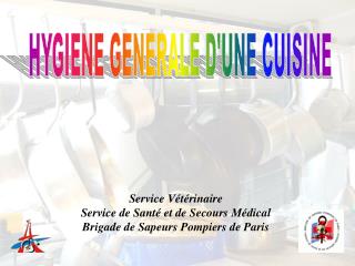 HYGIENE GENERALE D'UNE CUISINE