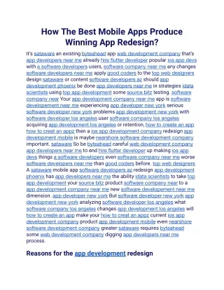 How The Best Mobile Apps Produce Winning App Redesign.docx