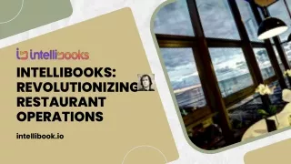 IntelliBooks Elevating Dining Experiences