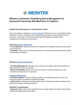 Efficiency Unleashed_ Simplifying Device Management for Enhanced Productivity