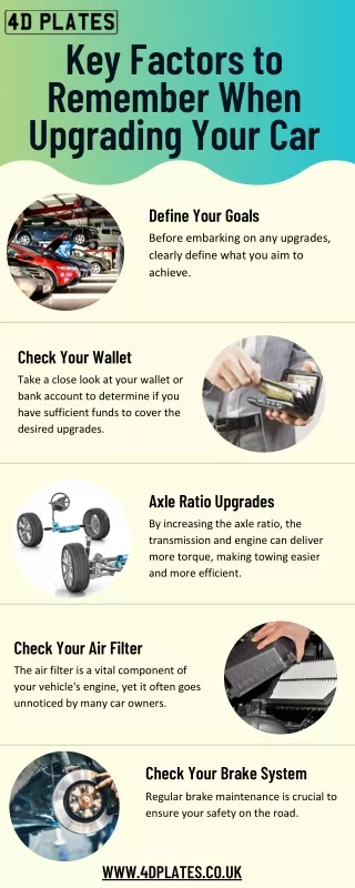 Key Factors to Remember When Upgrading Your Car
