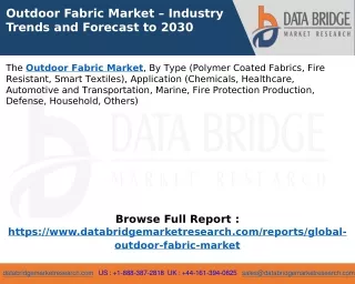 Outdoor Fabric Market