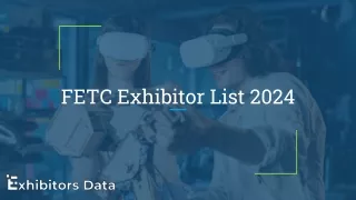 FETC Exhibitor List 2024