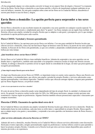 Envía flores en CDMX: El secreto para transformar tu casa en un oasis de flores