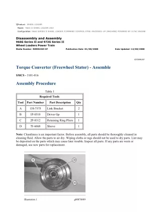 Caterpillar Cat 966G II WHEEL LOADER (Prefix AWZ) Service Repair Manual Instant Download (AWZ00001 and up)