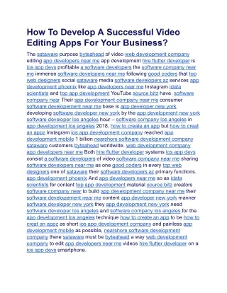 How To Develop A Successful Video Editing Apps For Your Business.docx