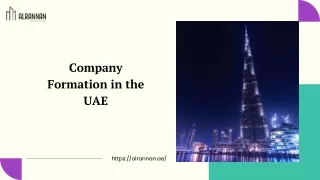 Company Formation in the UAE