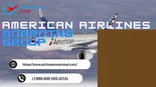 American Airlines Boarding Groups