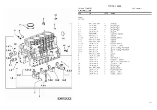 HURLIMANN xt 130 Tractor Parts Catalogue Manual Instant Download (SN 10001 and up)