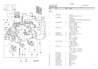 HURLIMANN xt-909 Tractor Parts Catalogue Manual Instant Download