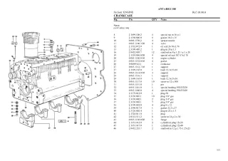 SAME antares 100 Tractor Parts Catalogue Manual Instant Download