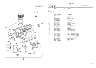 SAME argon 65 f Tractor Parts Catalogue Manual Instant Download