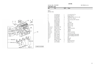 SAME commando trem ii (t1) 403 hd Tractor Parts Catalogue Manual Instant Download