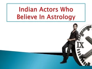 Indian Actors Who Believe In Astrology