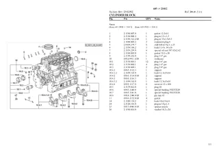 SAME commando trem iii a (t3) 603 Tractor Parts Catalogue Manual Instant Download (SN 21812 and up)