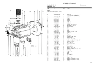 SAME delfino 35 frutteto Tractor Parts Catalogue Manual Instant Download