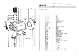 SAME delfino 35 Tractor Parts Catalogue Manual Instant Download (SN 23107 and up)