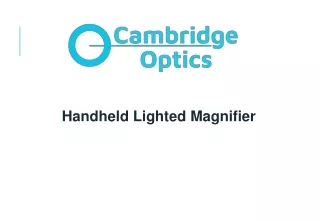 Handheld Lighted Magnifier