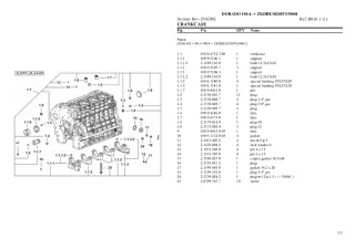 SAME dorado 100.4 farmotion Tractor Parts Catalogue Manual Instant Download (SN zkdbe30200ts30001 and up)