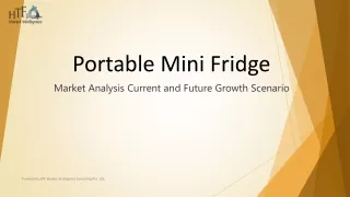 Portable Mini Fridge market size forecasting