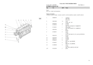 SAME fortis 160 Tractor Parts Catalogue Manual Instant Download (SN wsxu200200ls50010 and up)