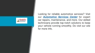 Automotive Services Center  chabillstire.com