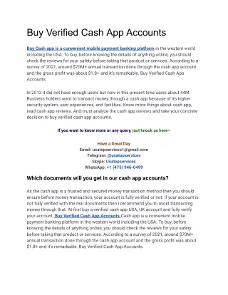 10 Top Websites to Buy Verified Cash App Accounts