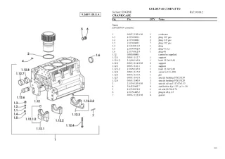 SAME golden 60 compatto Tractor Parts Catalogue Manual Instant Download