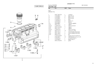 SAME golden 75 v Tractor Parts Catalogue Manual Instant Download