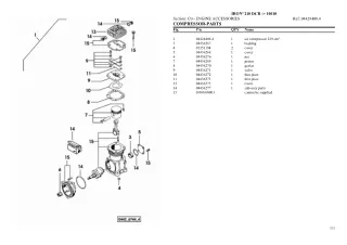 SAME iron³ 210 dcr Tier 3 Tractor Parts Catalogue Manual Instant Download (SN 10010 and up)