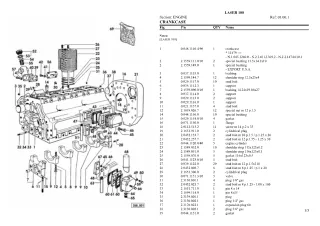 SAME laser 100 Tractor Parts Catalogue Manual Instant Download