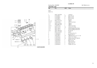 SAME laser 125 Tractor Parts Catalogue Manual Instant Download