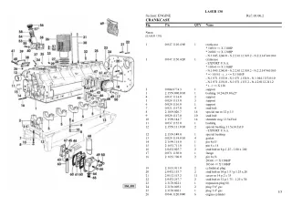 SAME laser 130 Tractor Parts Catalogue Manual Instant Download