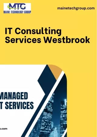 It Consulating Service Westbrook