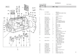 SAME silver 110 Tractor Parts Catalogue Manual Instant Download