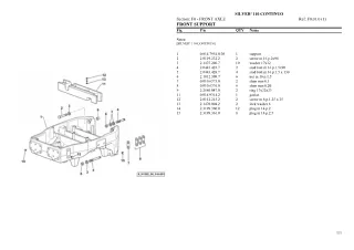 SAME silver³ 110 continuo Tractor Parts Catalogue Manual Instant Download