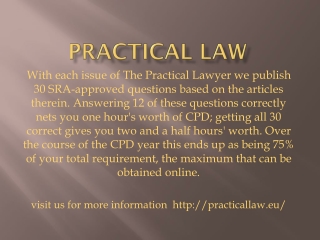 Practical law
