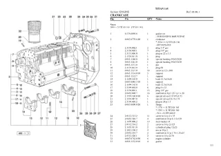 SAME titan 145 Tractor Parts Catalogue Manual Instant Download