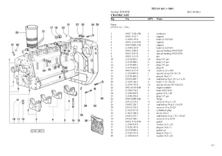 SAME titan 165 Tractor Parts Catalogue Manual Instant Download (SN 3001 and up)