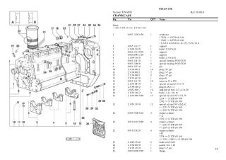 SAME titan 190 Tractor Parts Catalogue Manual Instant Download