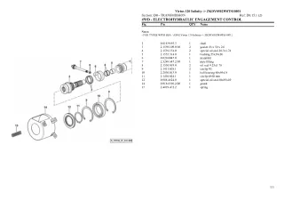 SAME virtus 120 infinity Tractor Parts Catalogue Manual Instant Download (SN zkdy8502w0ts10001 and up)